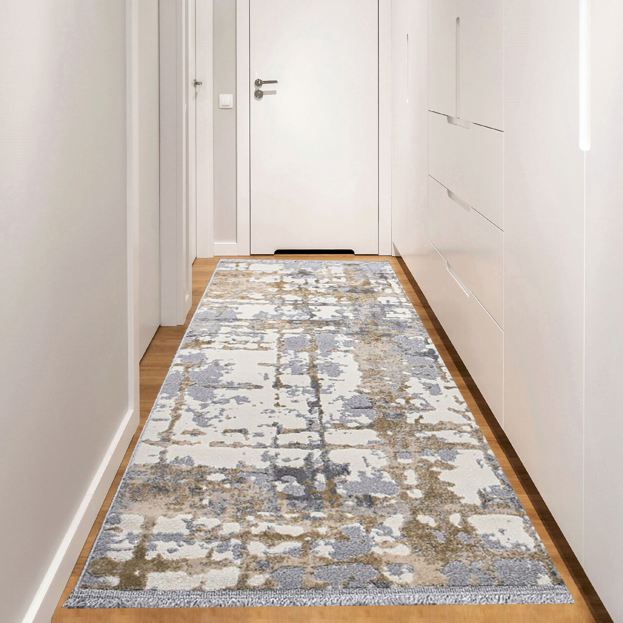 Covor, Notta 1100, 80x150 cm, Gri / Bej / Crem - imagine 6